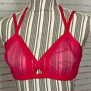 Victoria’s Secret brand mesh convertible bra w/ halter brand new with tags gold